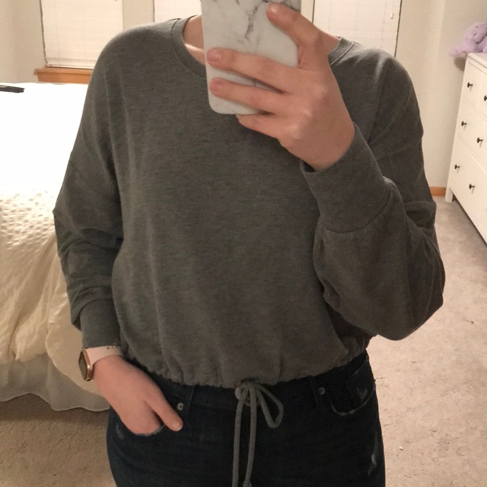 Cropped Express Sweatshirt